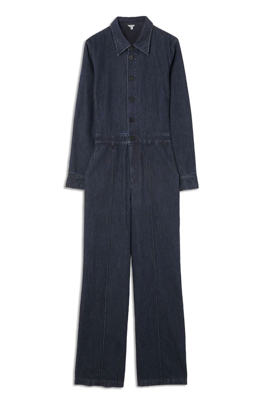 Tailored Denim Jumpsuit