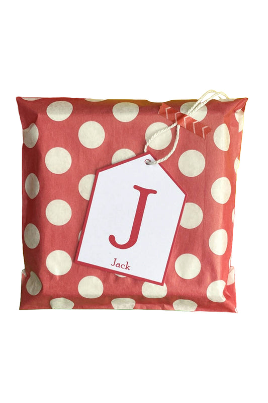 Personalised Initial Gift Tag - Small