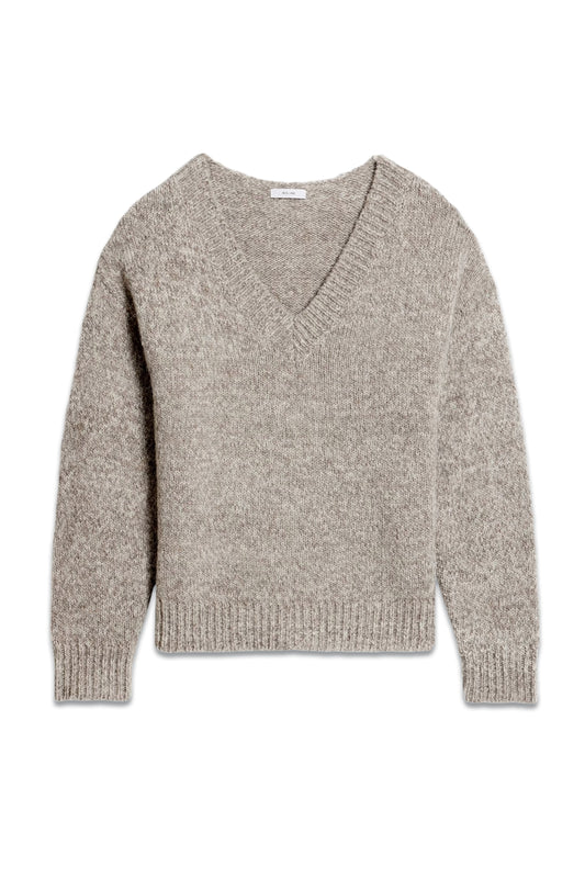 V-neck Sweater, Stone