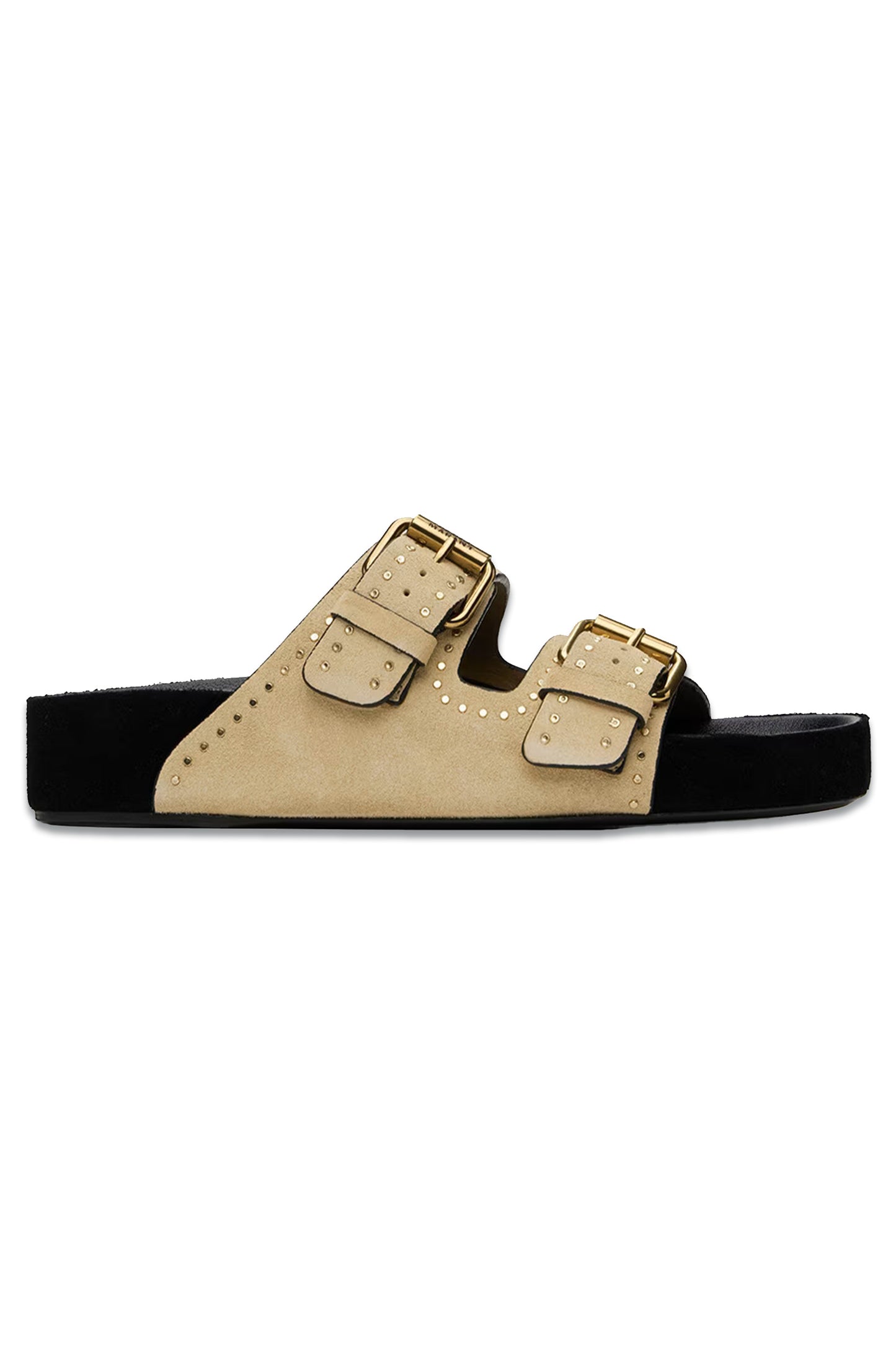 Beige Lennyo Buckle Sandals