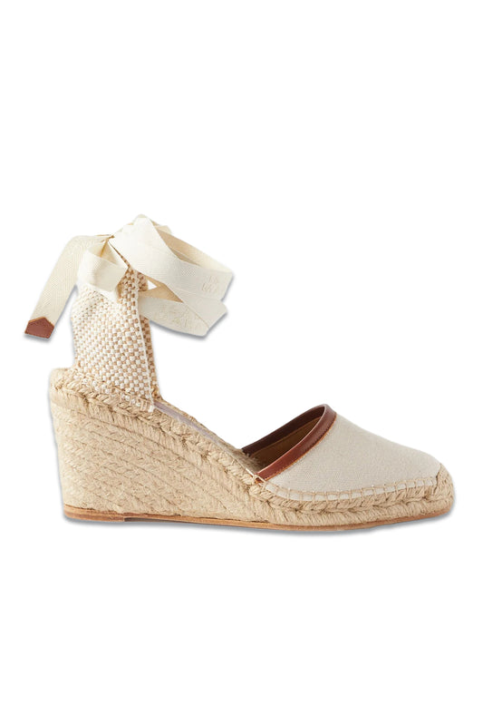 Alfafi Canvas Espadrille Wedges