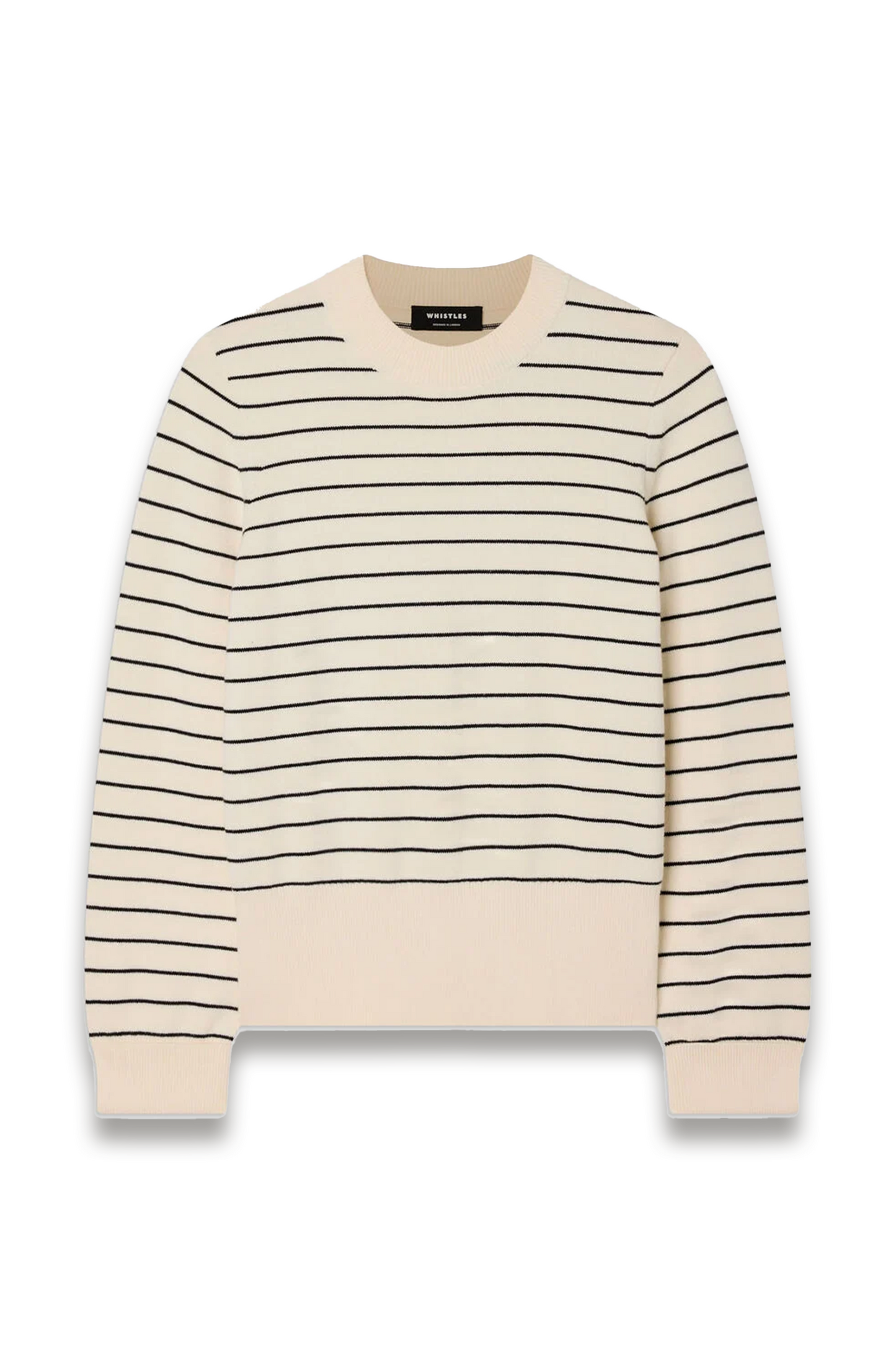 Ivory Classic Stripe Cotton-knit