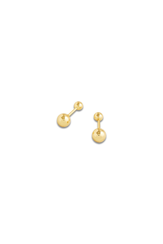 Dainty Gold-Plated Orbit Earrings