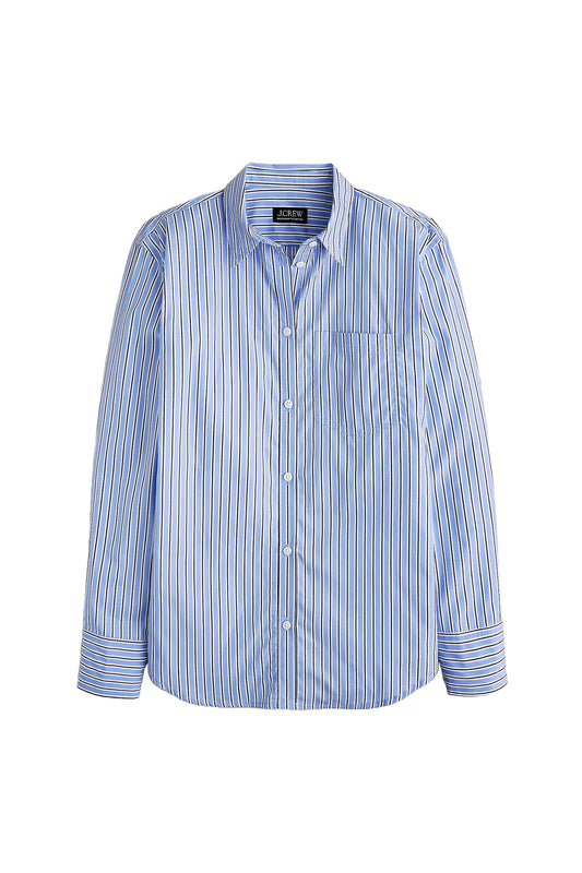 Garçon Shirt in Striped Cotton Poplin