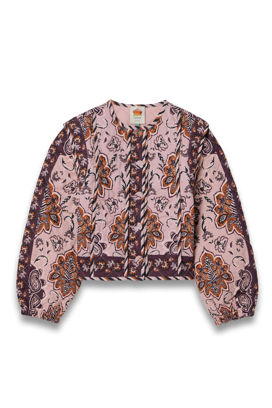 Paisley-print Quilted Cotton Jacket