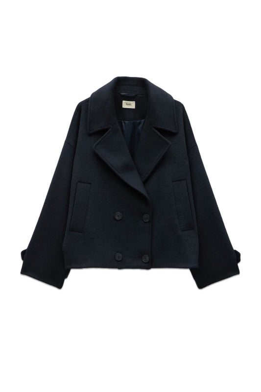 Midnight Wool Pea Coat