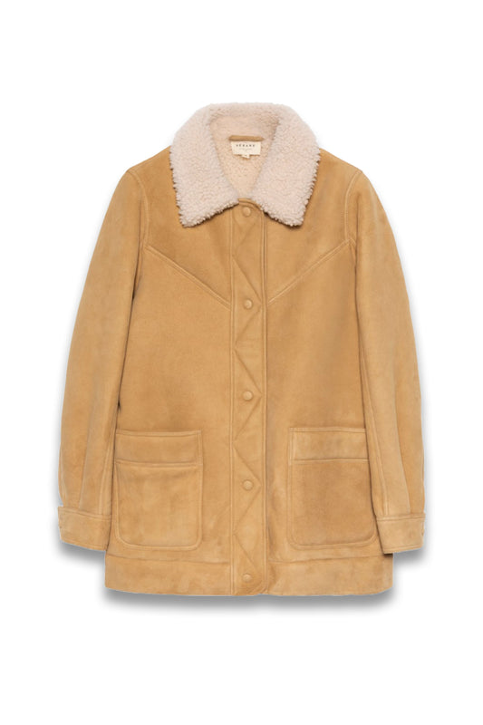 Nico Coat Caramel Ecru