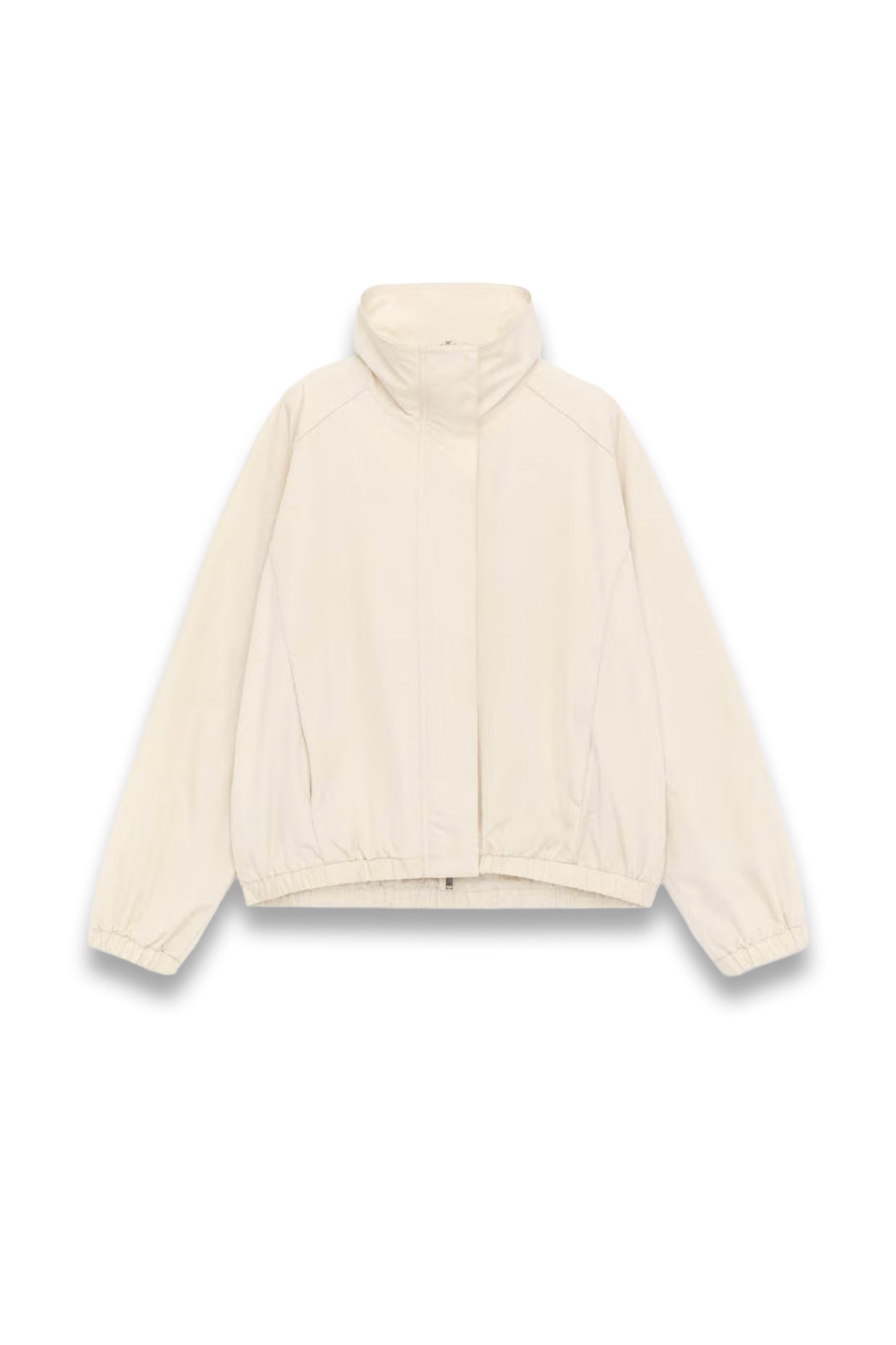 Funnel-neck Nylon Jacket