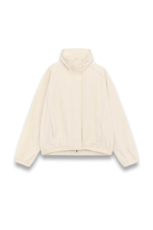 Funnel-neck Nylon Jacket