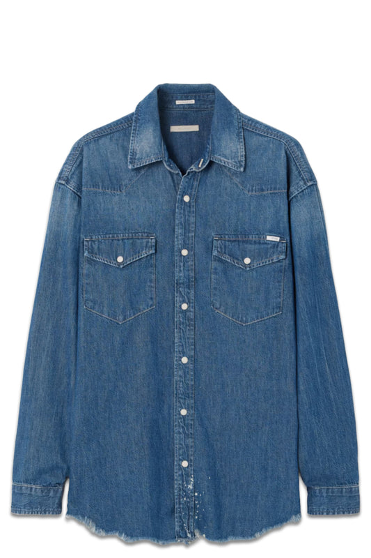 The Western Frayed Denim Shirt
