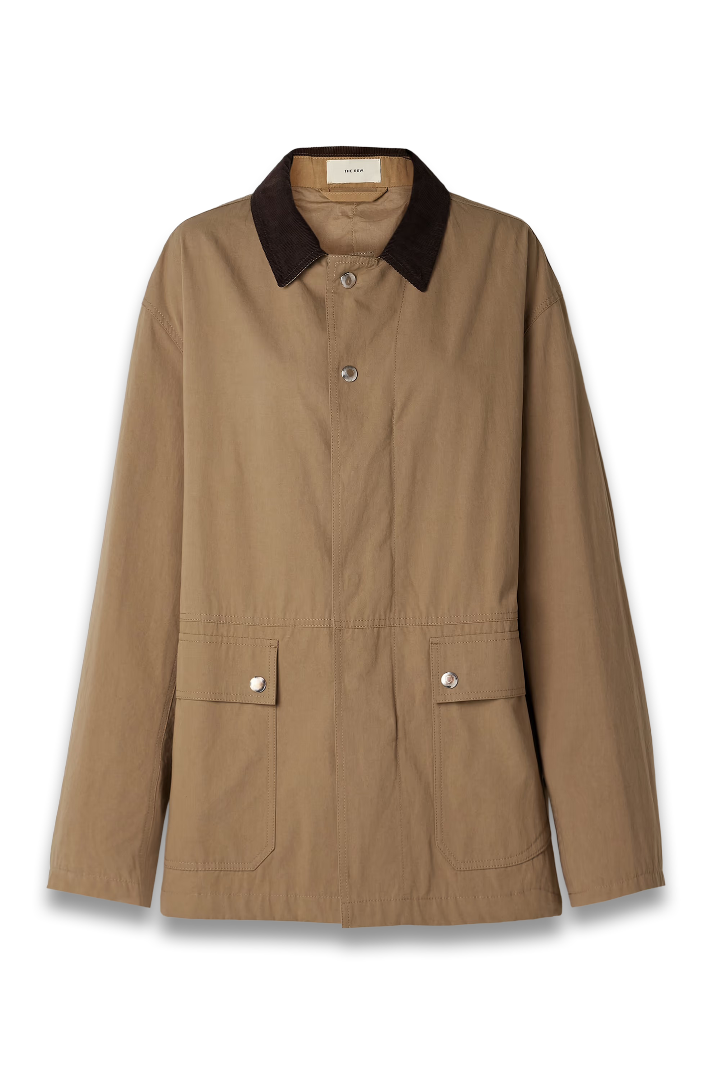 Frank Corduroy-Trimmed Cotton-Canvas Jacket