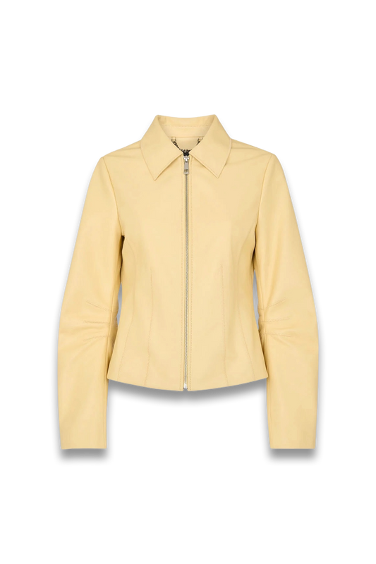 Butter Clean Fitted Leather Jacket
