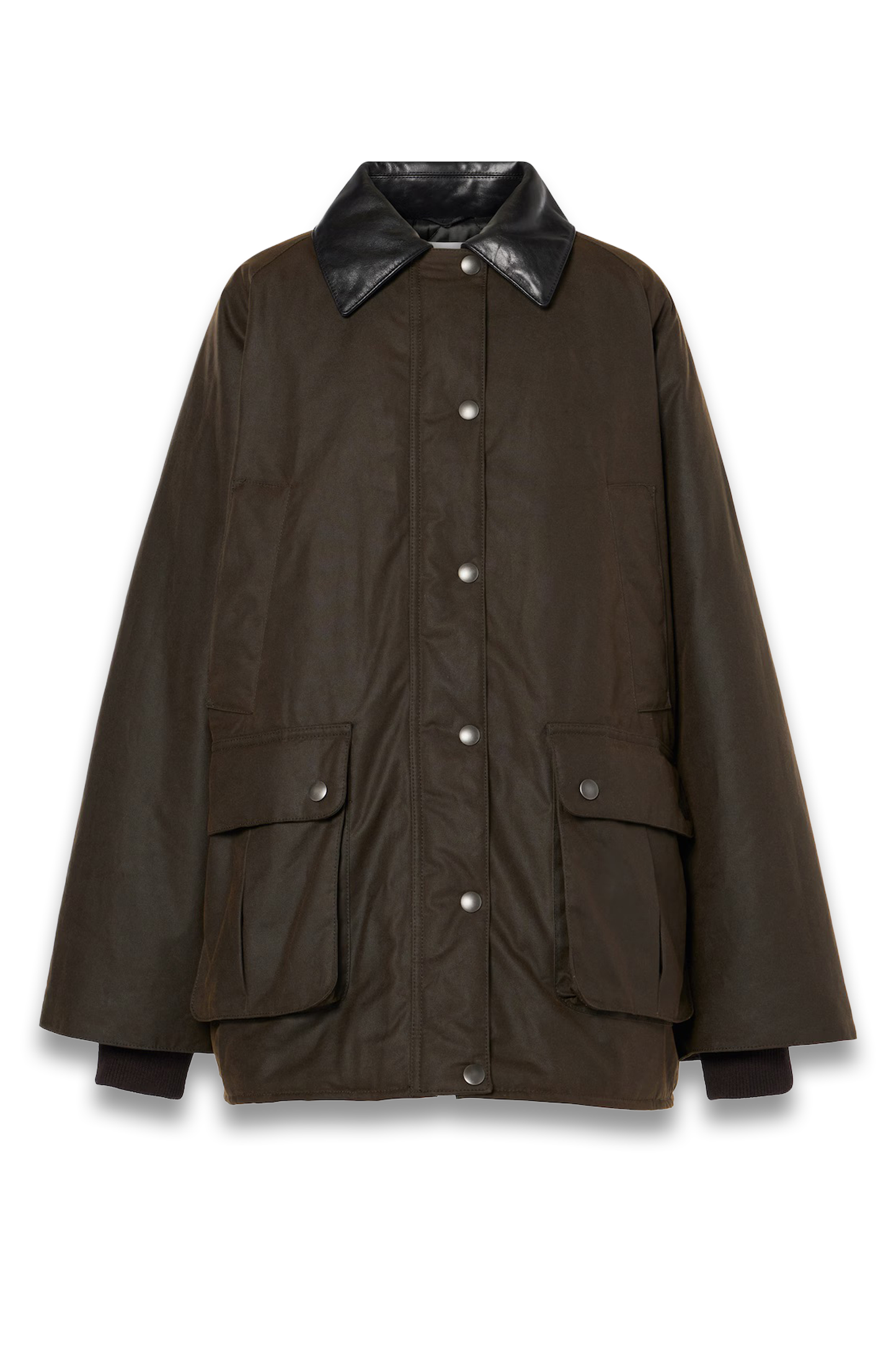 Waxed Oversized Canvas Cotton Jacket