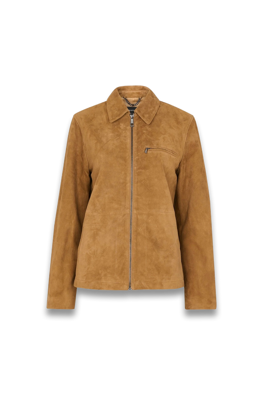 Tan Kate Suede Jacket