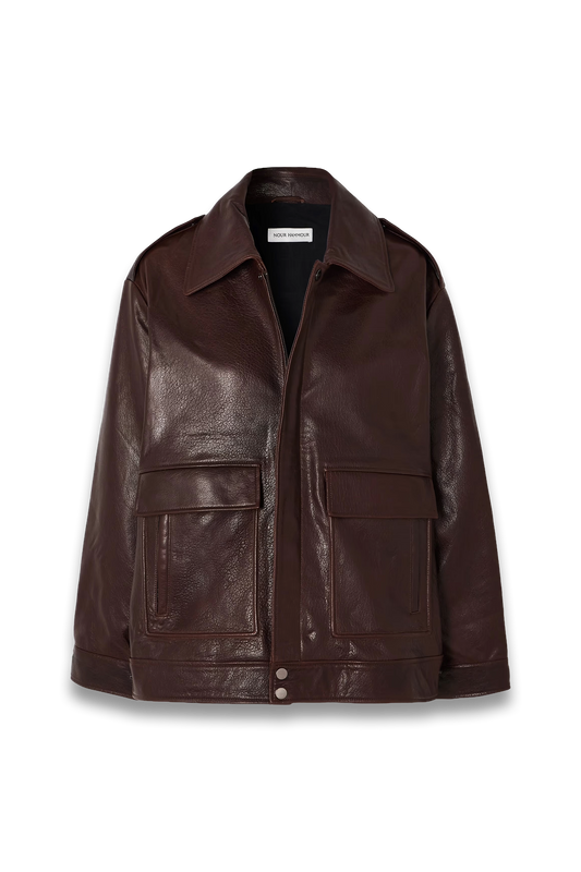 Drey textured-leather jacket