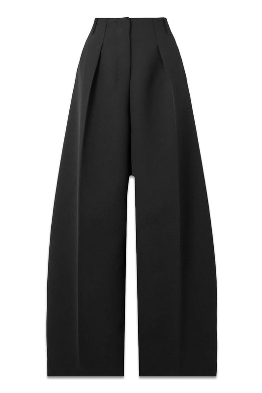 Le Pantalon Ovalo Pleated Cady Tapered Pants