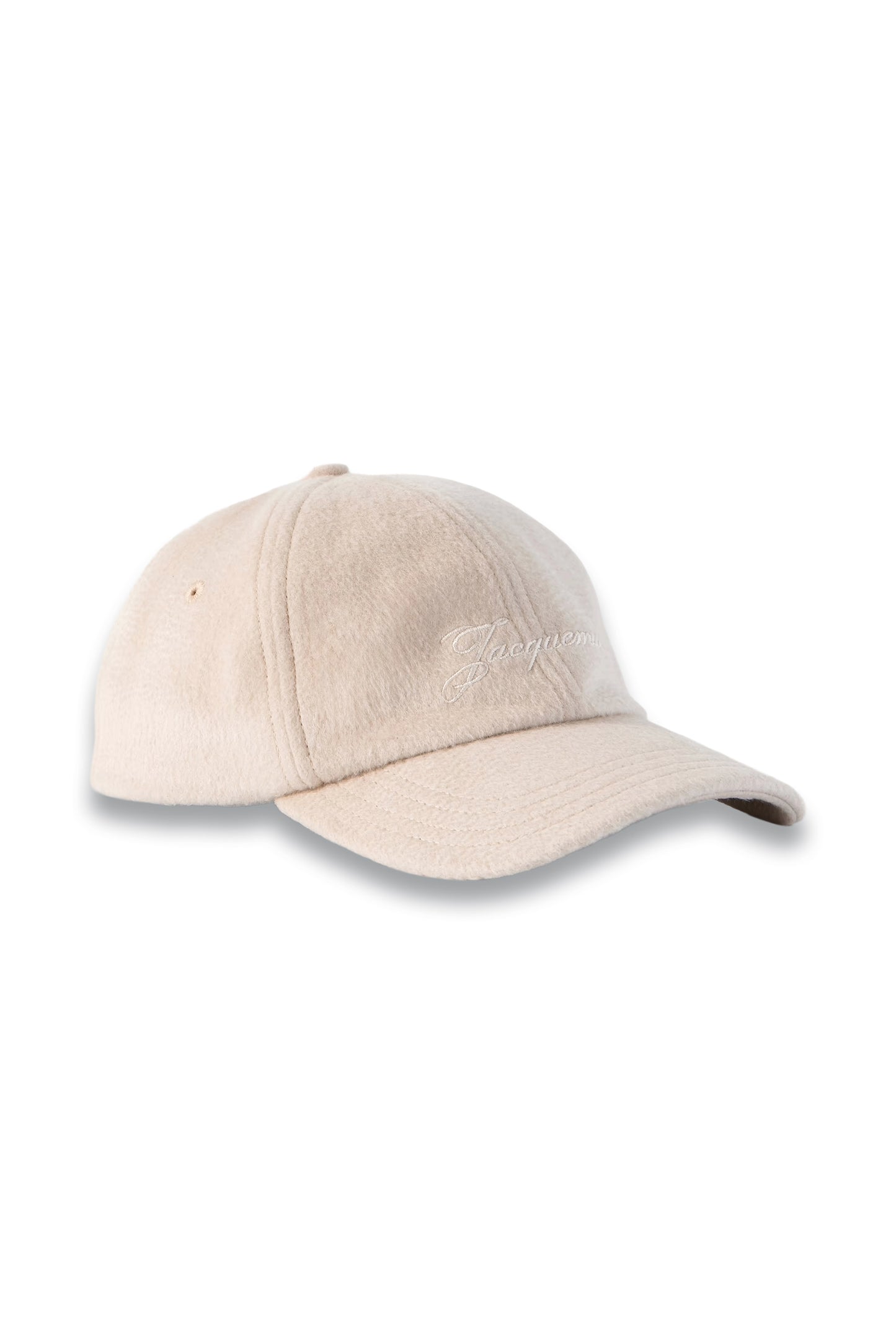 Embroidered Wool Baseball Cap