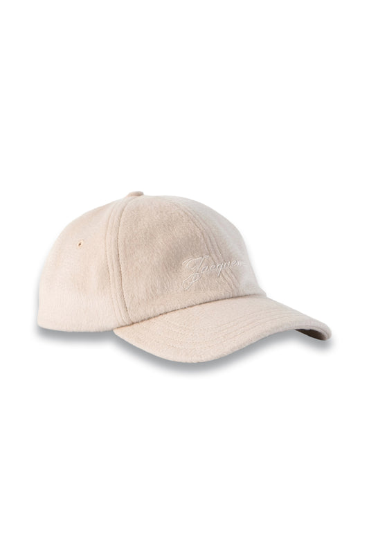 Embroidered Wool Baseball Cap