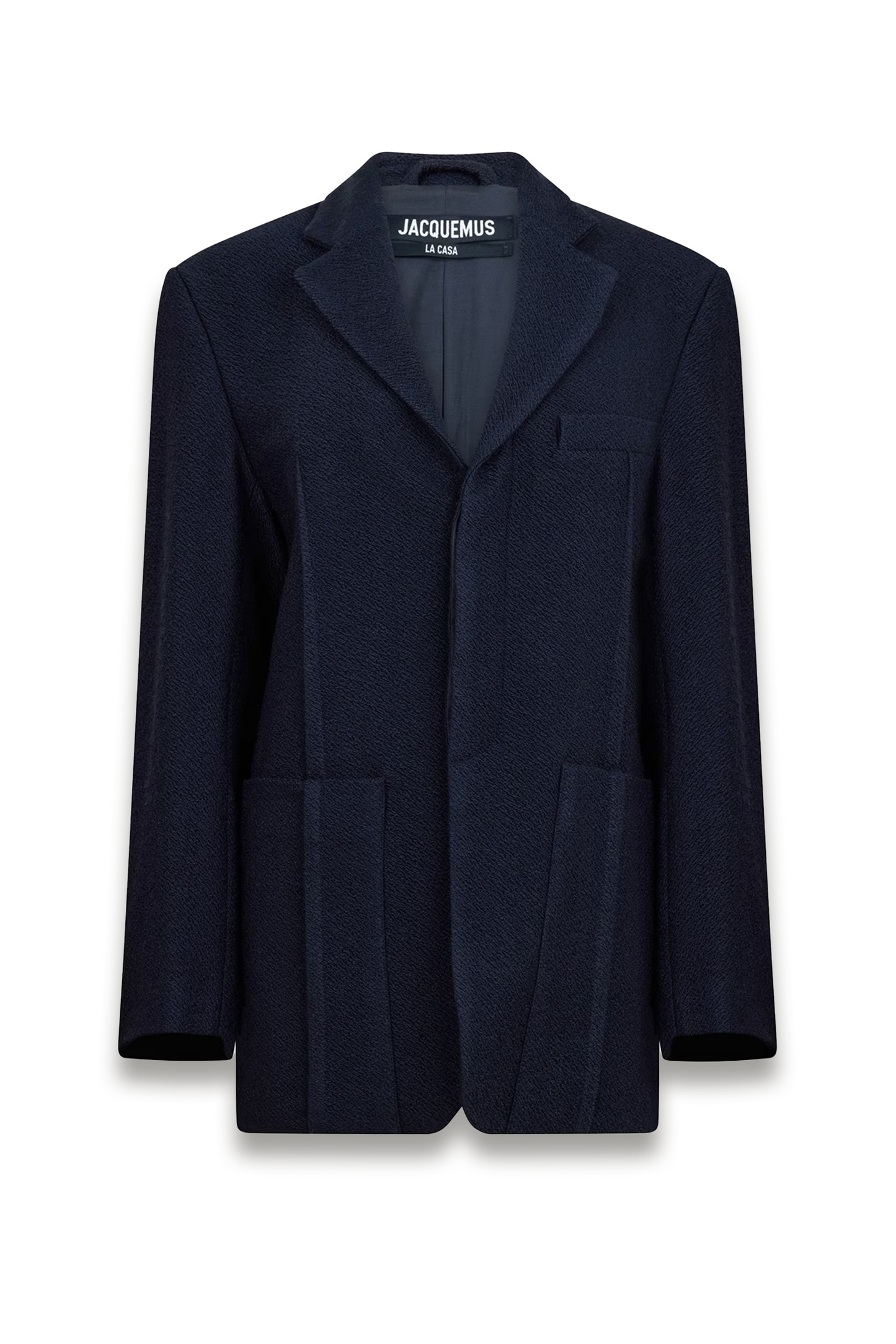 Le Veste D'Homme Oversized Wool Long-sleeve Blazer