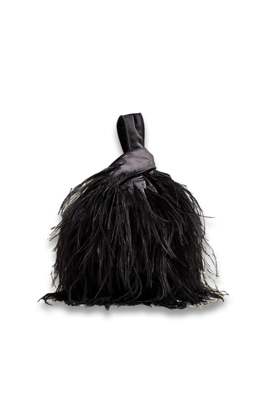 Collection Santorini bag with feathers