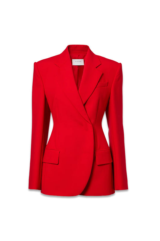 Double-breasted Peplum Blazer