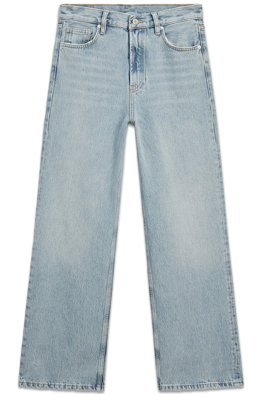 Wide-leg High-waist Jeans