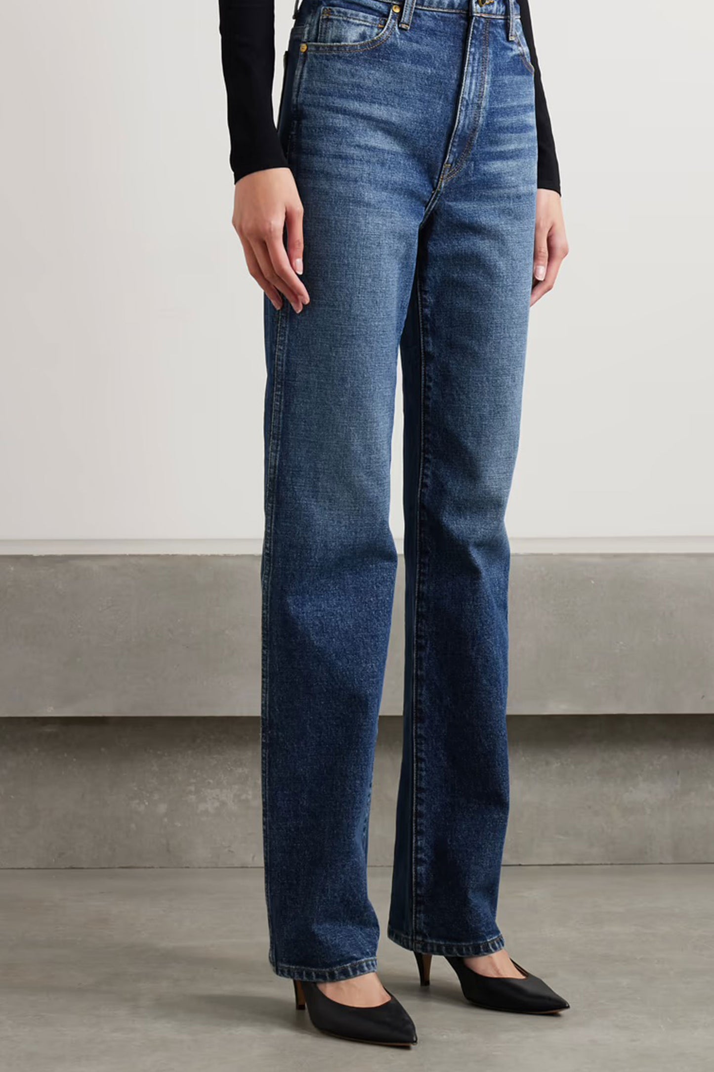 Danielle Stretch High-rise Slim-leg Jeans