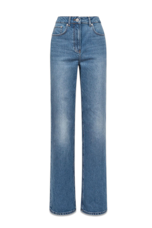 Marion Mid Rise Wide Leg Jeans