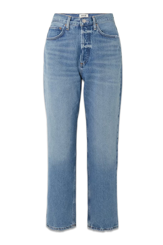 '90s Mid-Rise Straight-Leg Organic Jeans