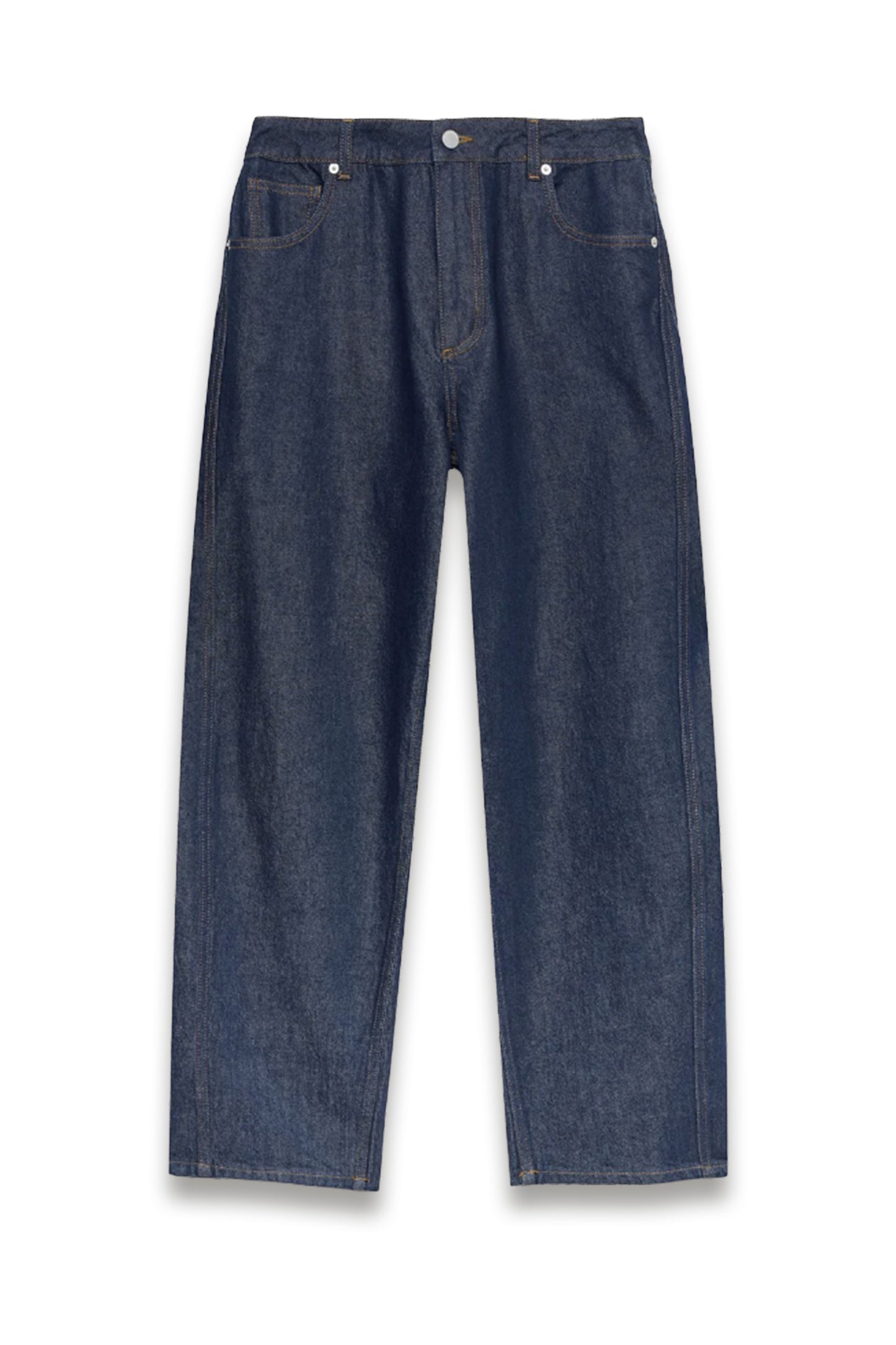 Dark Indigo Barrel Leg Jeans