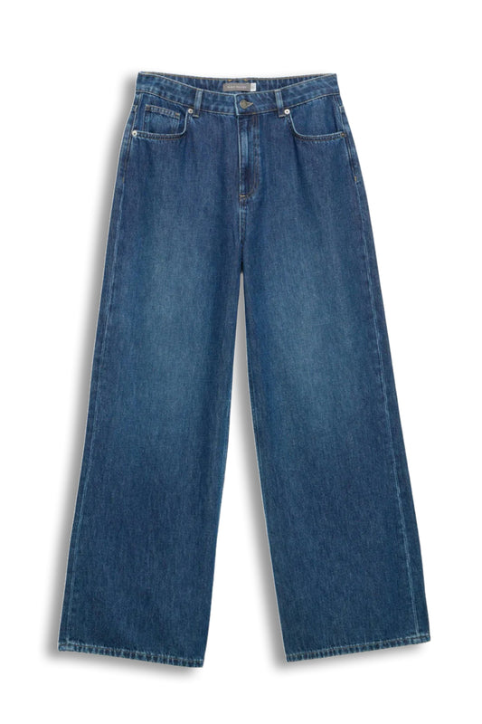 Dark Indigo Super Soft Wide Jeans