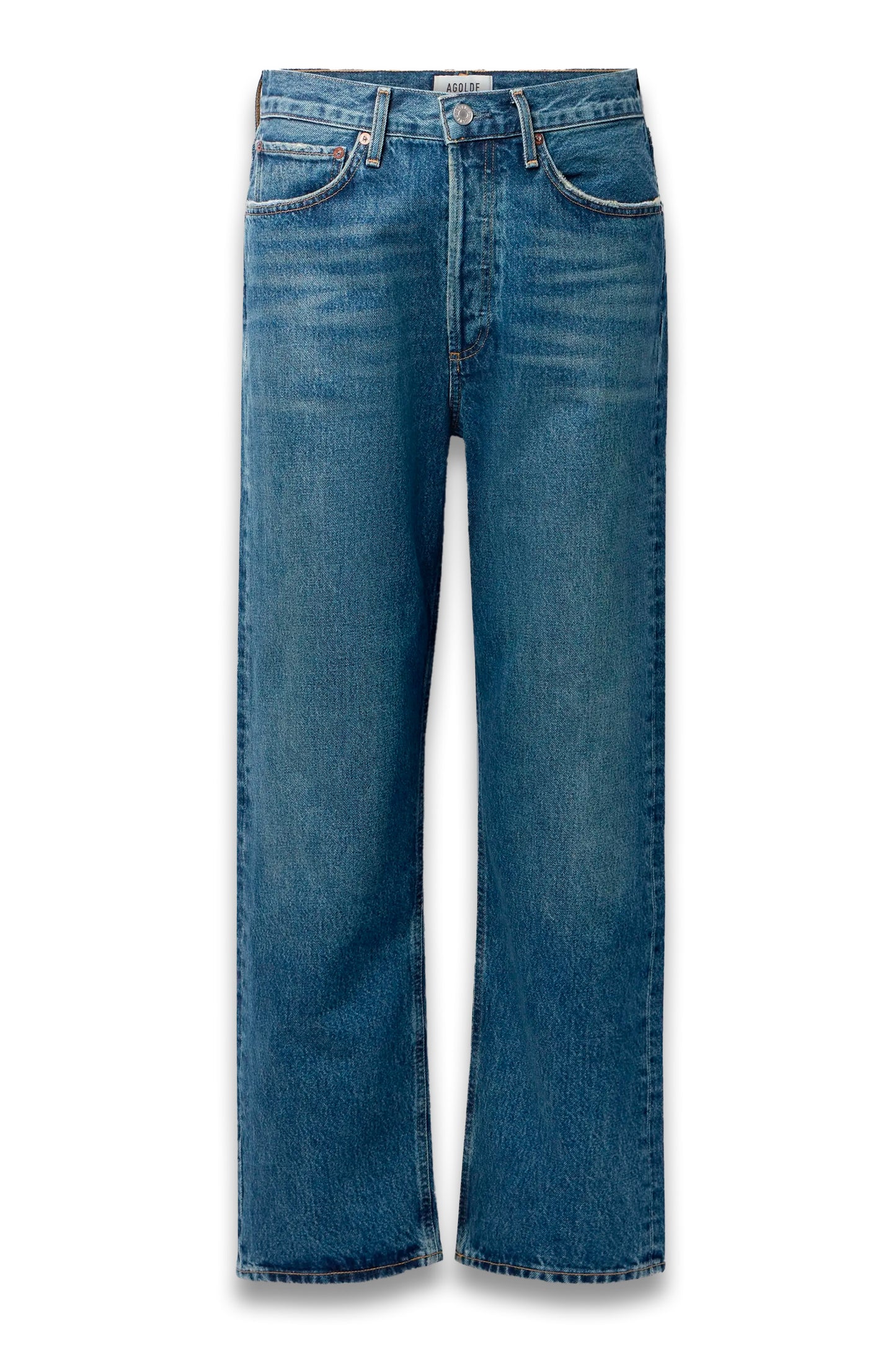 + NET SUSTAIN '90s mid-rise straight-leg organic jeans blue