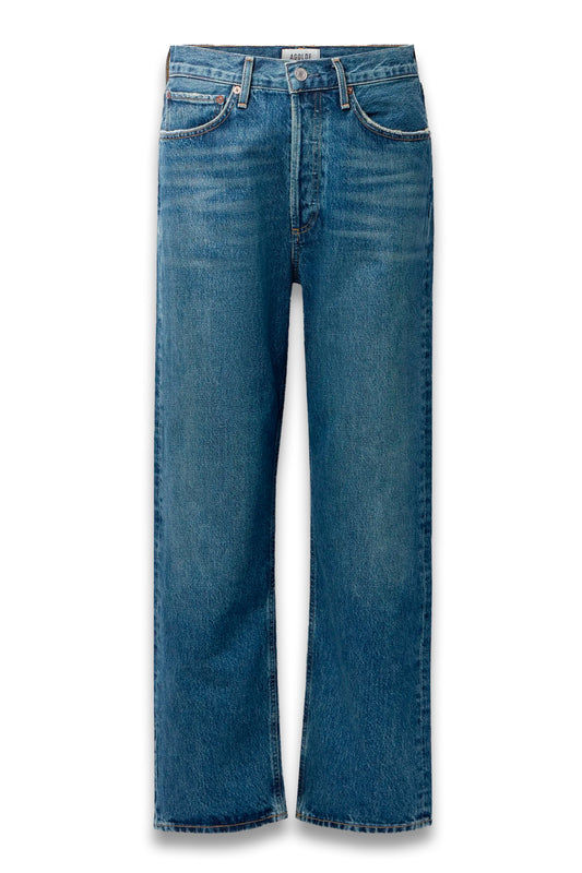+ NET SUSTAIN '90s mid-rise straight-leg organic jeans blue