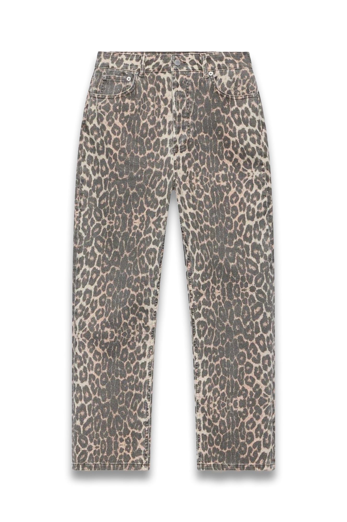 Leopard Print Slim Jeans