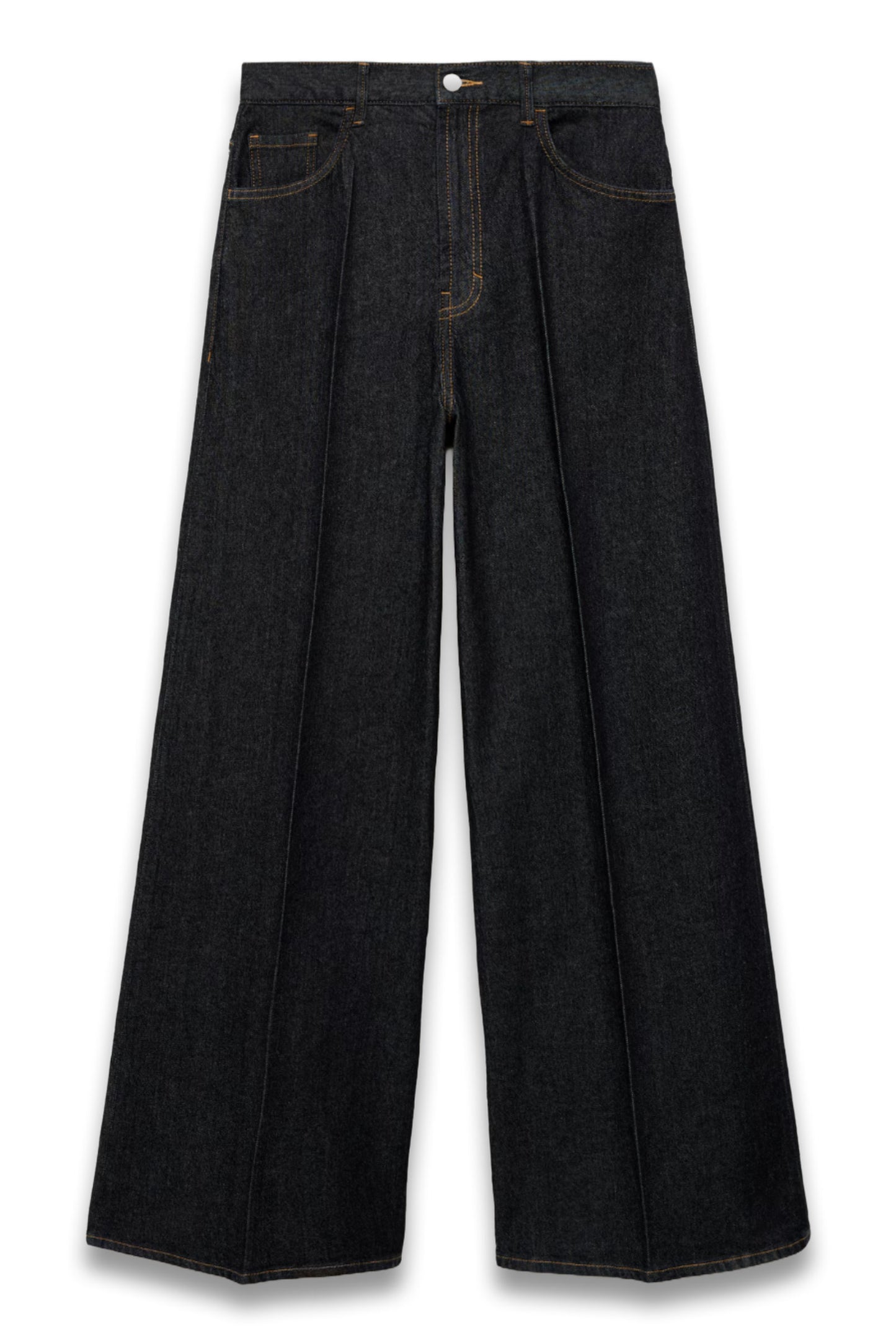 High-rise wideleg Rinse-wash Jeans