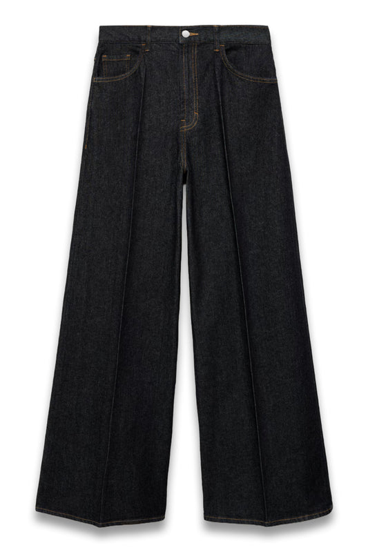 High-rise wideleg Rinse-wash Jeans