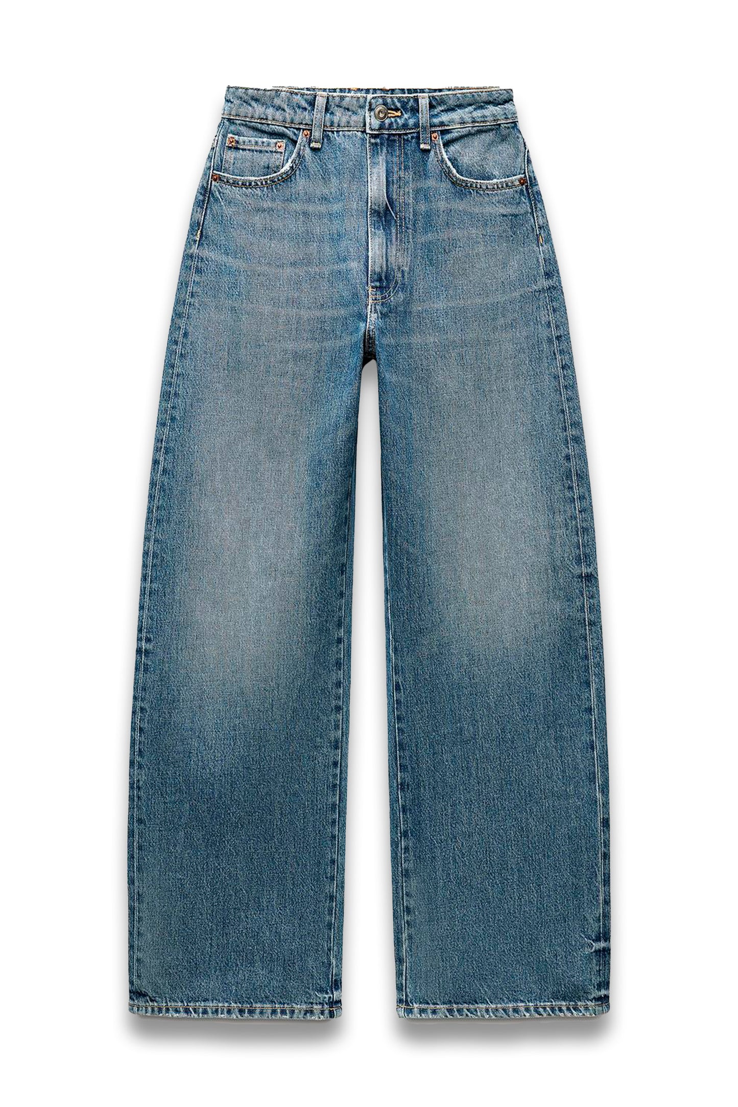 TRF Mid-Waist Baggy Jeans