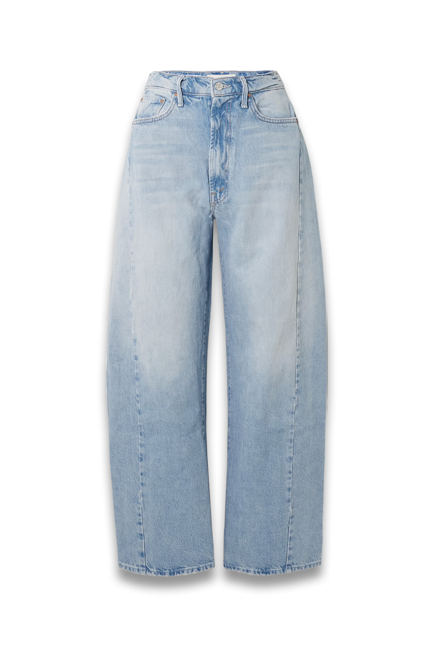 The Full-Pipe Flood High-Rise Tapered Jeans
