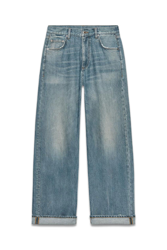 Mid-Waist Baggy Jeans