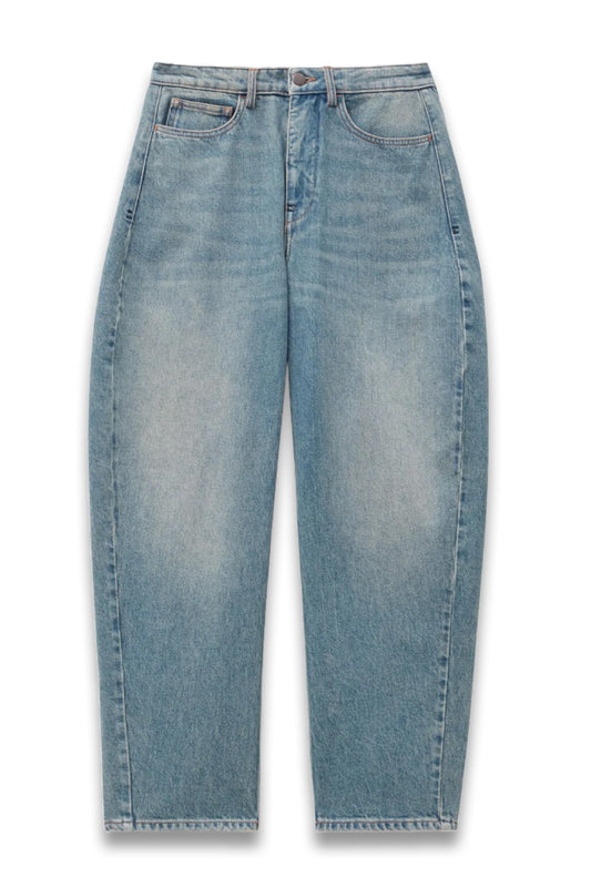 Cordelia Barrel Leg Jeans in Light blue