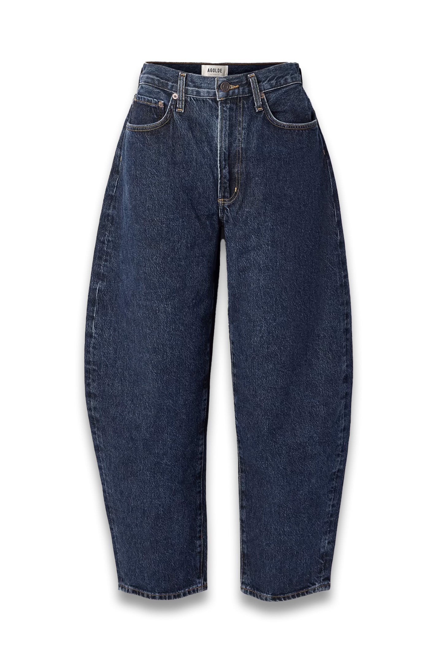 Balloon High-rise Barrel-leg Jeans