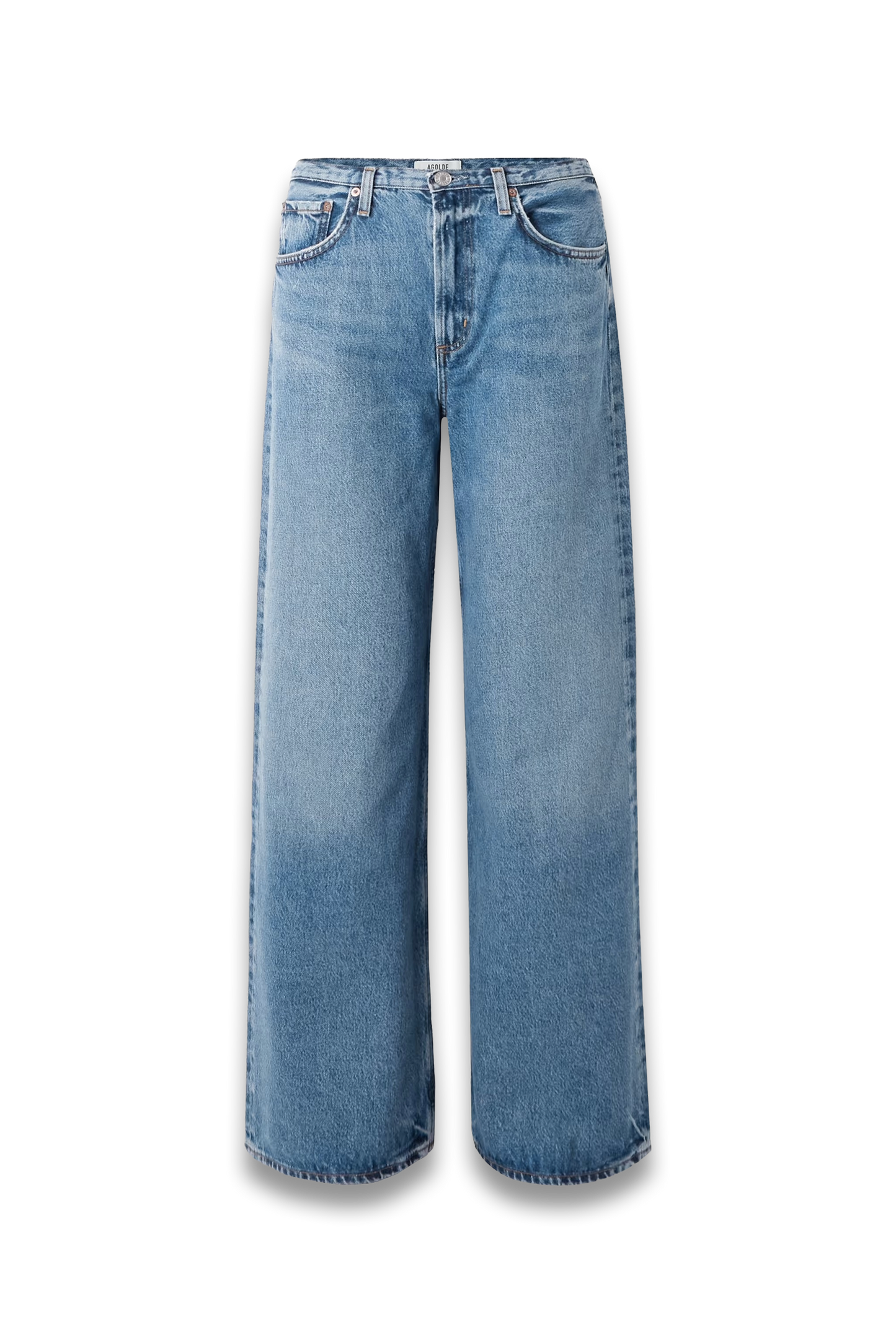 Kiera Mid-rise Wide-leg Organic Jeans