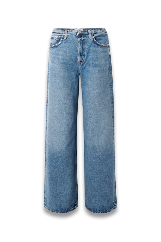 Kiera Mid-rise Wide-leg Organic Jeans
