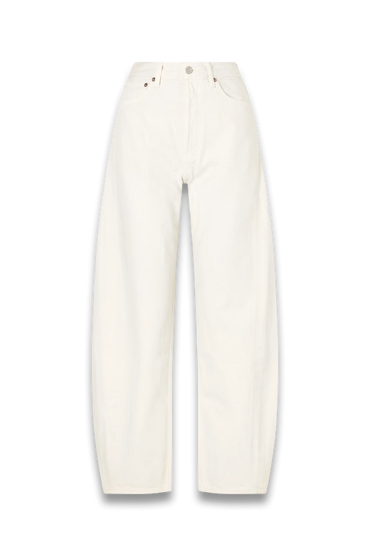 Luna Pieced High-waist Tapered Jeans