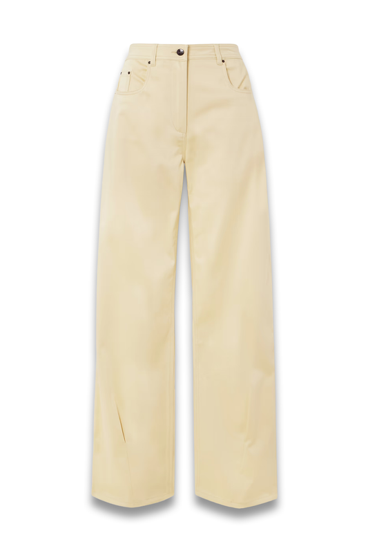Armine cotton-blend straight-leg pants