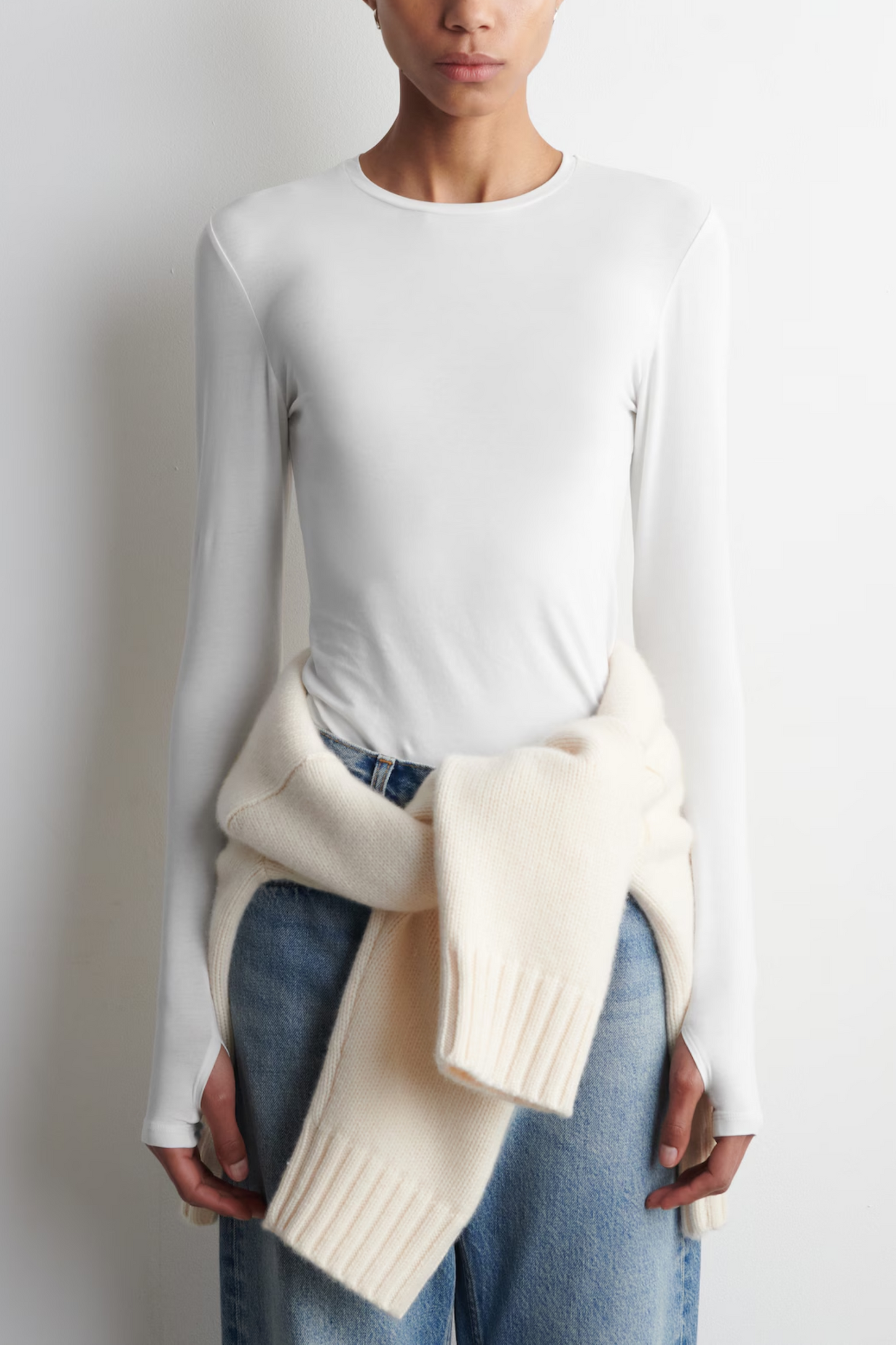 Cotton Long-sleeved Top