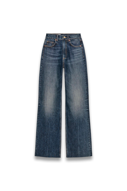 TRF Wide-leg High-waist Full Length Jeans