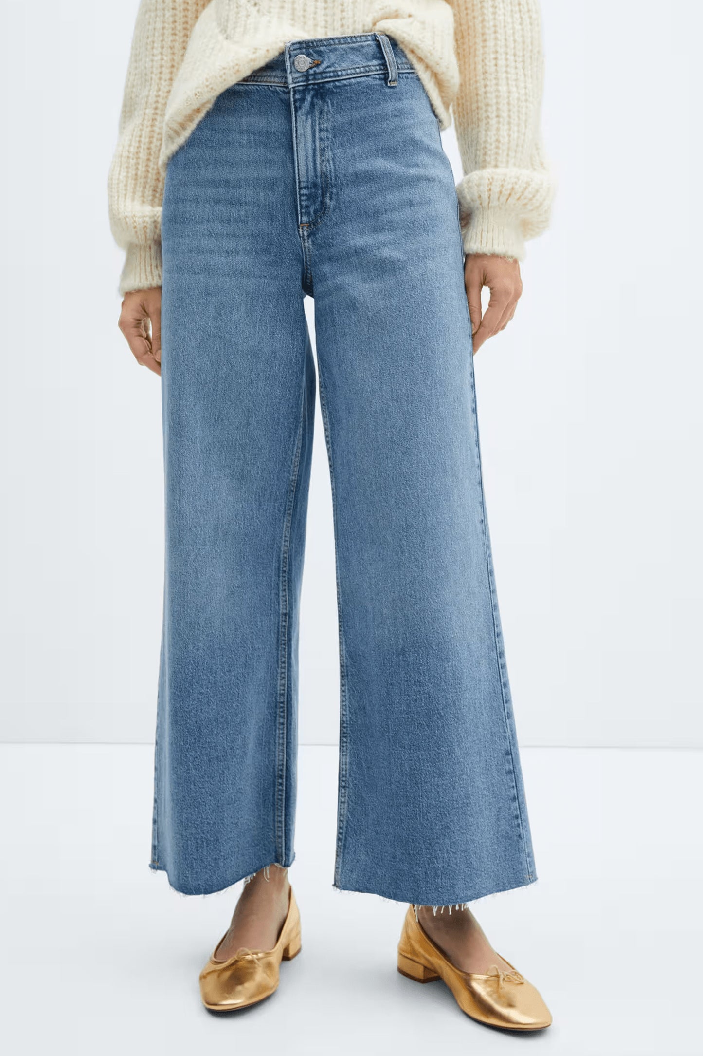 Jeans Culotte High Waist