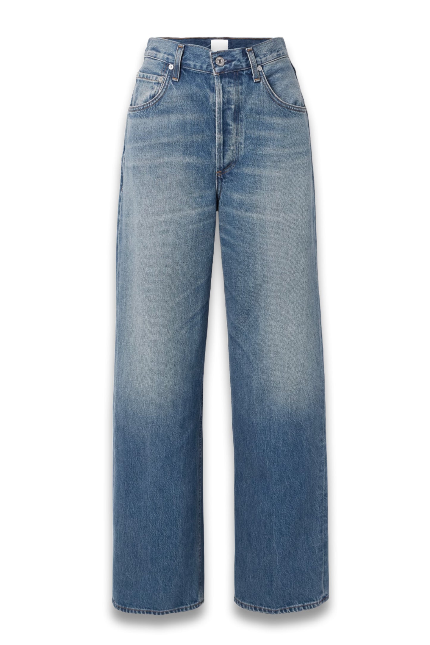 Argent Ayla Baggy High-rise Wide-leg Jeans