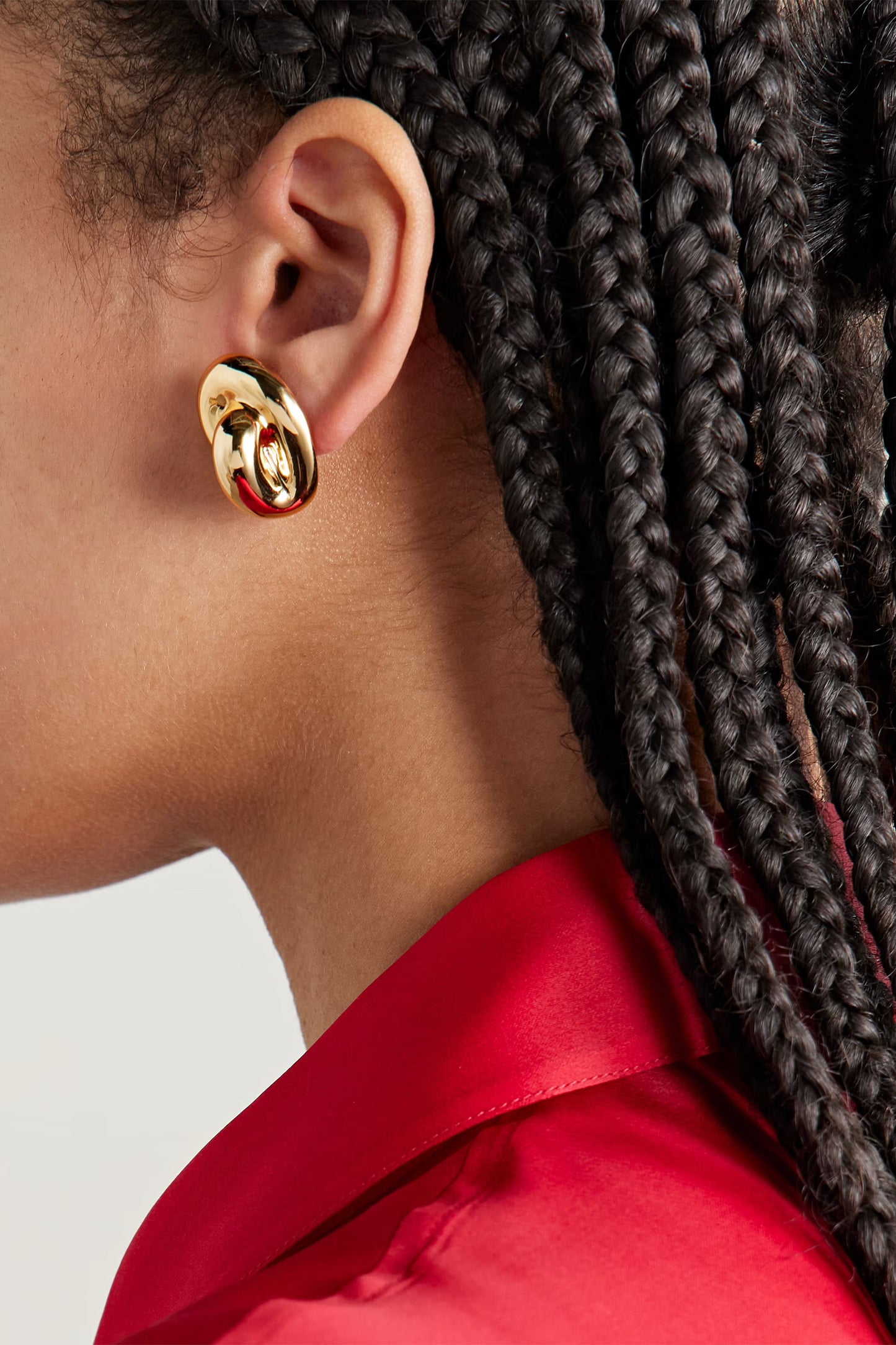 Knot Gold-plated Earrings